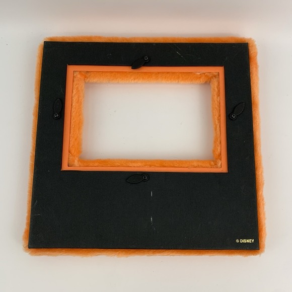 Disney Tigger Orange Fuzzy Furry Plush 4"x6" Photo Picture Frame - Picture 10 of 16